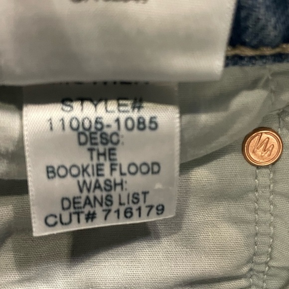 MOTHER “BOOKIE FLOOD” WASH: DEANS LIST *HIGH WAIST/BOOT CUT SIZE 28 *NWT $268.00 - Picture 10 of 14